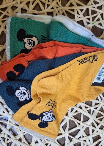 Çocuk kışlık kaldırmaz taban çorap 4 lü - Görsel 2