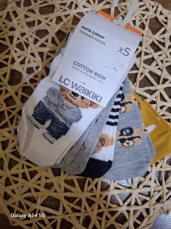 Çocuk kışlık kaldırmaz taban çorap 4 lü - Görsel 5