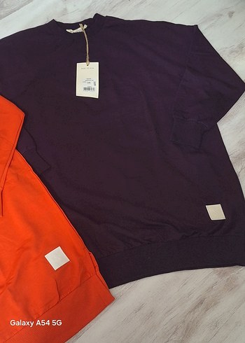 m Beden mor Renk soul tunik Sweatshirt