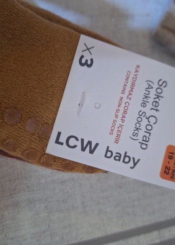 LCW Baby 3 lü kışlık yün çorap - Görsel 13