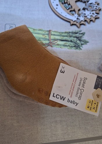 LCW Baby 3 lü kışlık yün çorap - Görsel 8