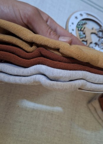 LCW Baby 3 lü kışlık yün çorap - Görsel 5