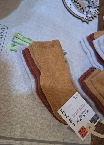 LCW Baby 3 lü kışlık yün çorap - Görsel 11