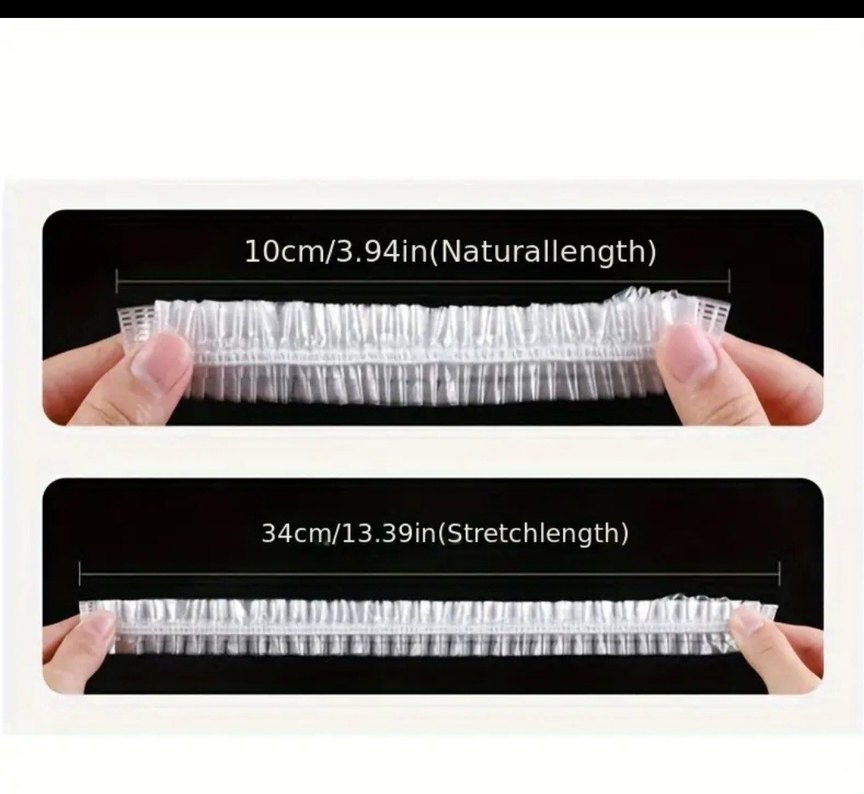 100 Adet gıda Saklama Poşeti lastikli - Görsel 3