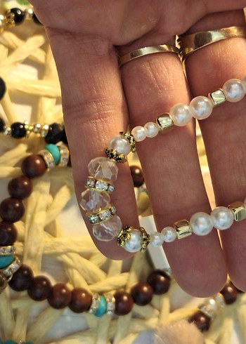 Renkli Boncuklu Bohem Bileklik - Görsel 6