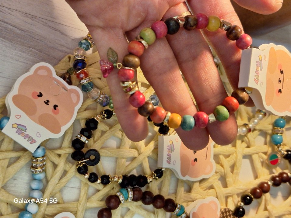 Renkli Boncuklu Bohem Bileklik - Görsel 4