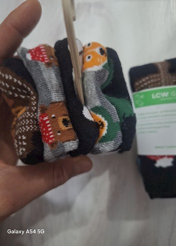 Erkek Çocuk Renkli Baskılı Çorap - Görsel 6