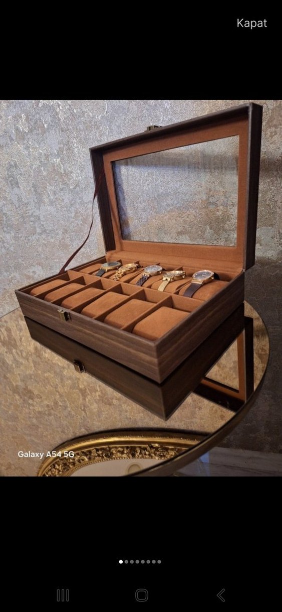 12 yuvali saat kutusu - Görsel 2