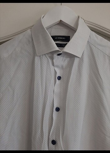 m Beden mavi Renk LCW slim fit gömlek