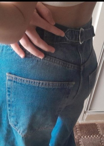 xs Beden mavi Renk baggy pantolon