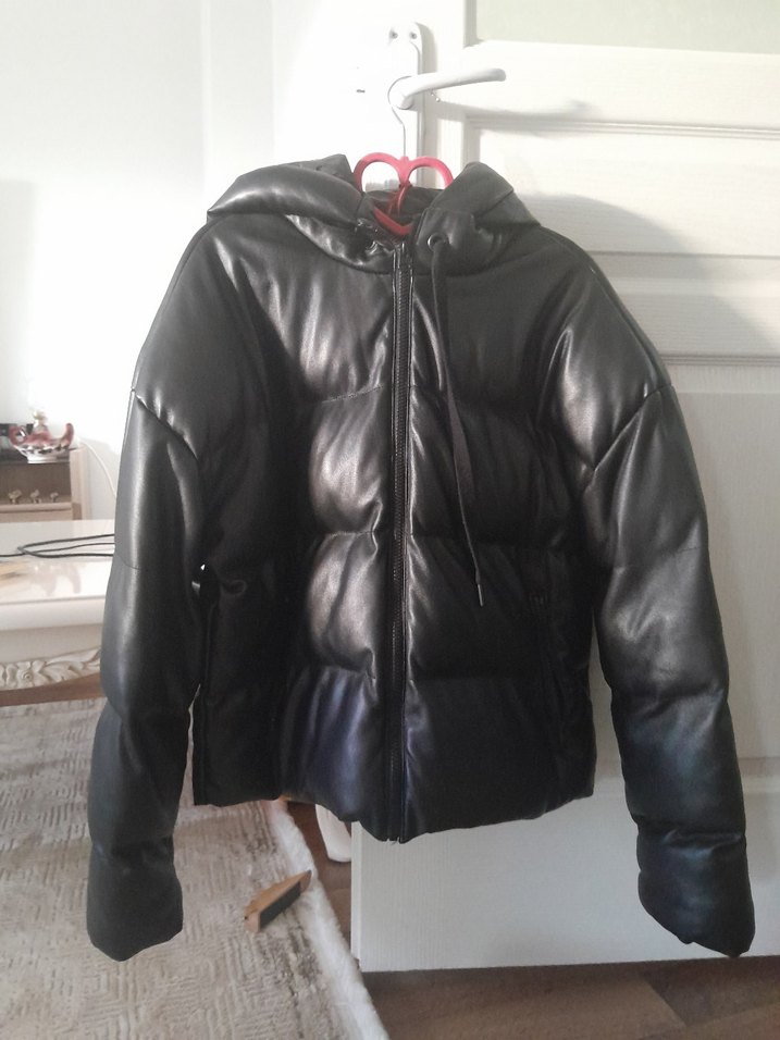 Deri şişme Mont - Görsel 3