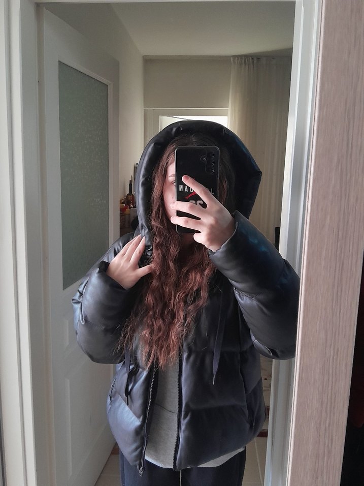 Deri şişme Mont - Görsel 2