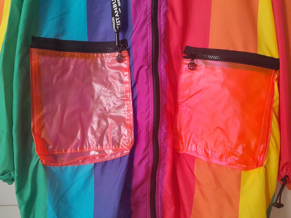 renkli yağmurluk - Görsel 3