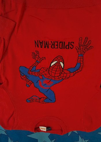 SPİDERMAN erkrk çocuk kazak - Görsel 2