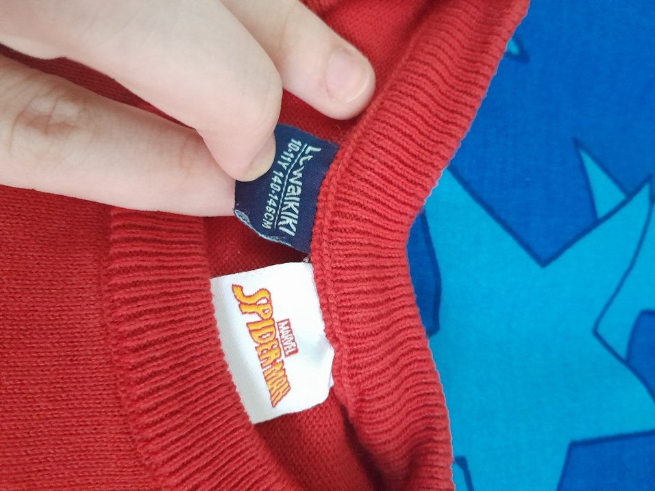 SPİDERMAN erkrk çocuk kazak - Görsel 3