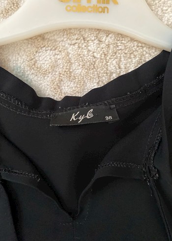 Uzun Kollu Siyah tunik - Görsel 2