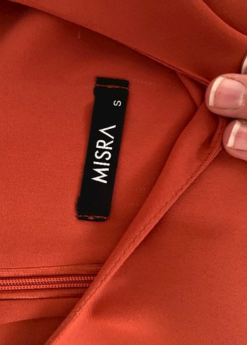 Kiremit rengi eteklerle uygun bol paça pantolonlarla uygun - Görsel 2