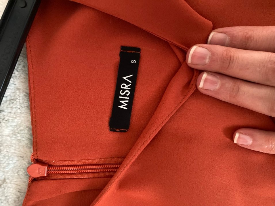 Kiremit rengi eteklerle uygun bol paça pantolonlarla uygun - Görsel 2