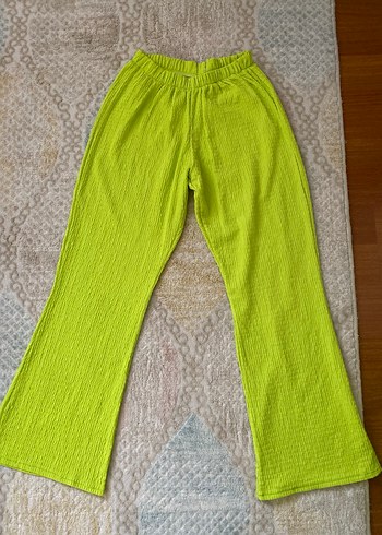 Rahat Kesim Uzun Kollu Yeşil Kadın takım - Görsel 2