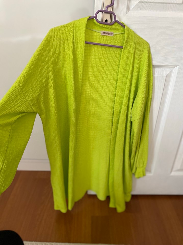 Rahat Kesim Uzun Kollu Yeşil Kadın takım - Görsel 4