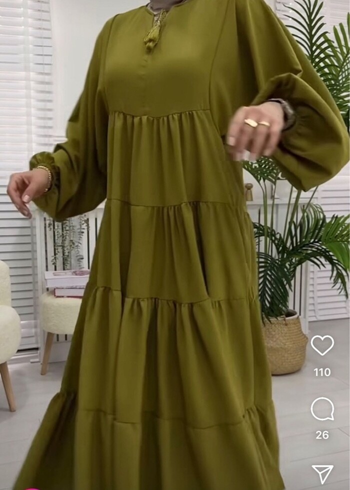 Tesettür elbise - Görsel 2