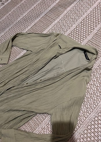 LCW Modest Bej Mini Kadın Uzun Kollu Elbise - Görsel 2