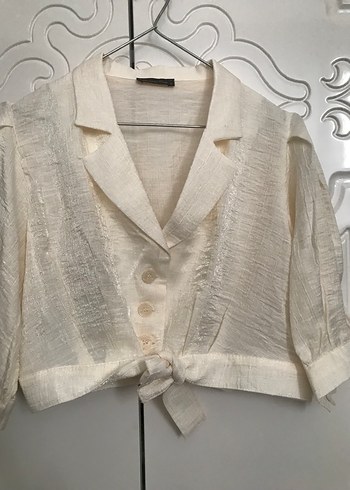 Bej Bol Kesim Keten Kadın Pantolon - Görsel 2