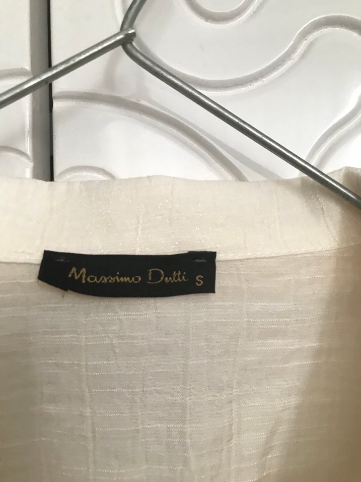 Bej Bol Kesim Keten Kadın Pantolon - Görsel 3