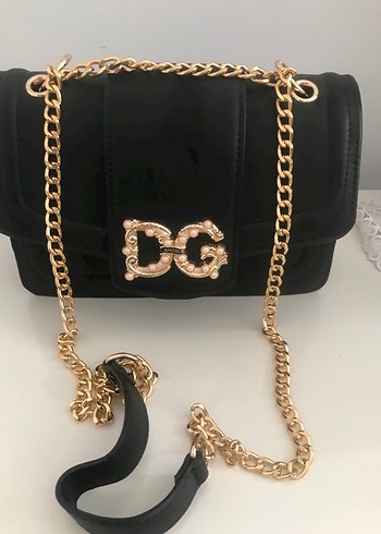 Siyah Süet Buckled Kadın Çanta - Görsel 3