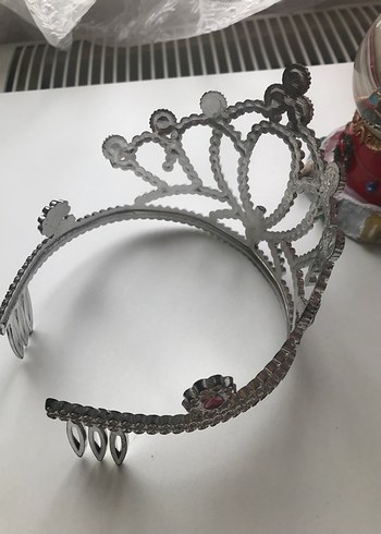 Kırmızı Taşlı Çoçuk Taç - Görsel 3