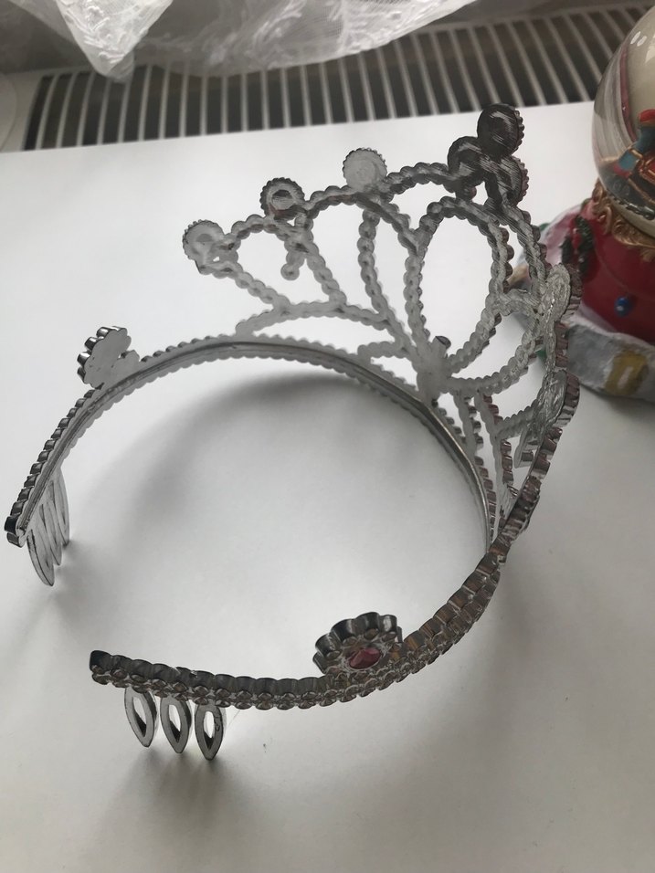 Kırmızı Taşlı Çoçuk Taç - Görsel 3