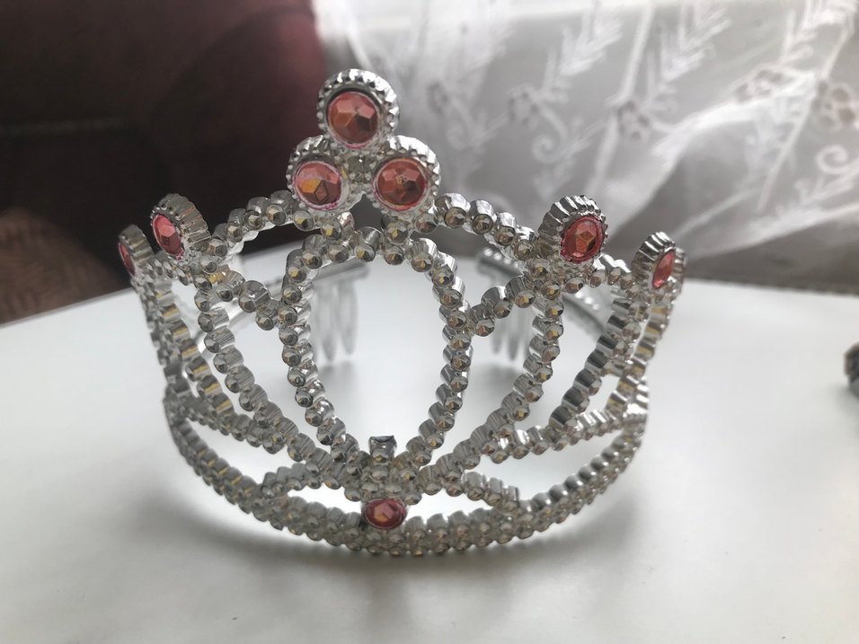 Kırmızı Taşlı Çoçuk Taç - Görsel 2