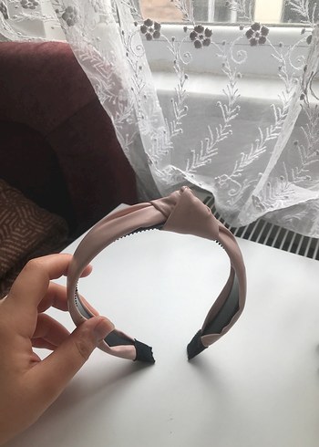 Bej Fiyonk Detaylı Parisian Saç Bandı - Görsel 2