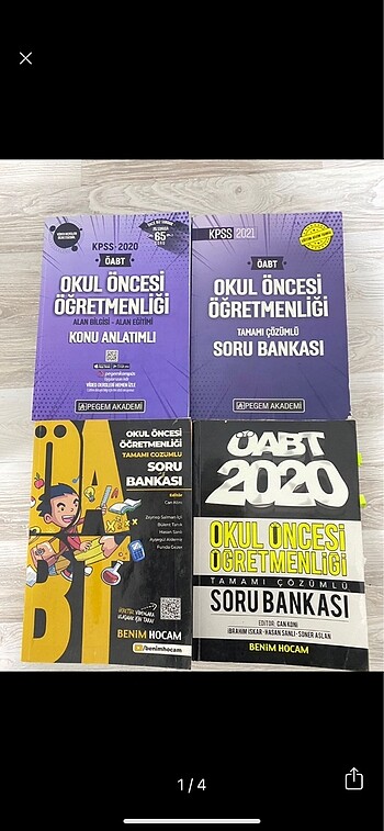 KPSS OKUL ÖNCESİ ÖĞRETMENLİĞİ ÖABT KİTAPLARI