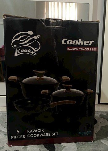 Beden Cooker Bej Tencere ve Tava Seti