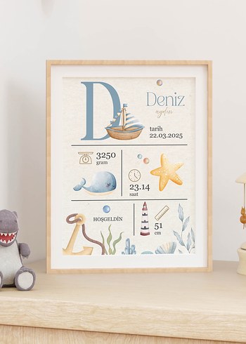 Bebek Doğum Anısı Poster
