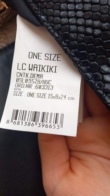 LC Waikiki Etiketi yok ama hiç kulanılmadı
