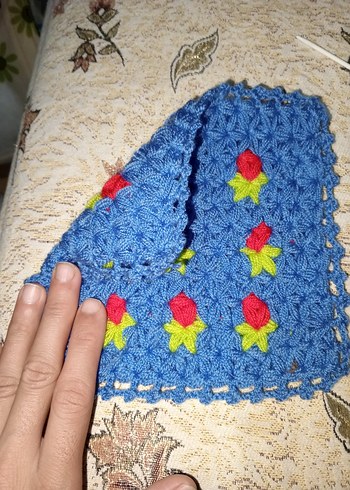 cocuk Çok Renkli Örgü Banyo Süngeri - Görsel 4