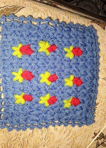 cocuk Çok Renkli Örgü Banyo Süngeri - Görsel 2