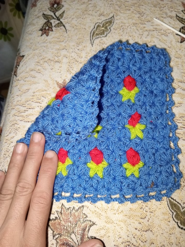 cocuk Çok Renkli Örgü Banyo Süngeri - Görsel 4