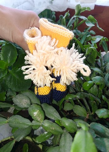 Renkli Nakışlı Kız Çorabı - Görsel 6