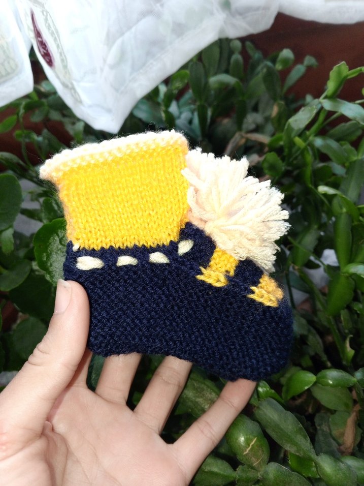 Sarı Nakışlı erkek Çocuk patik - Görsel 4