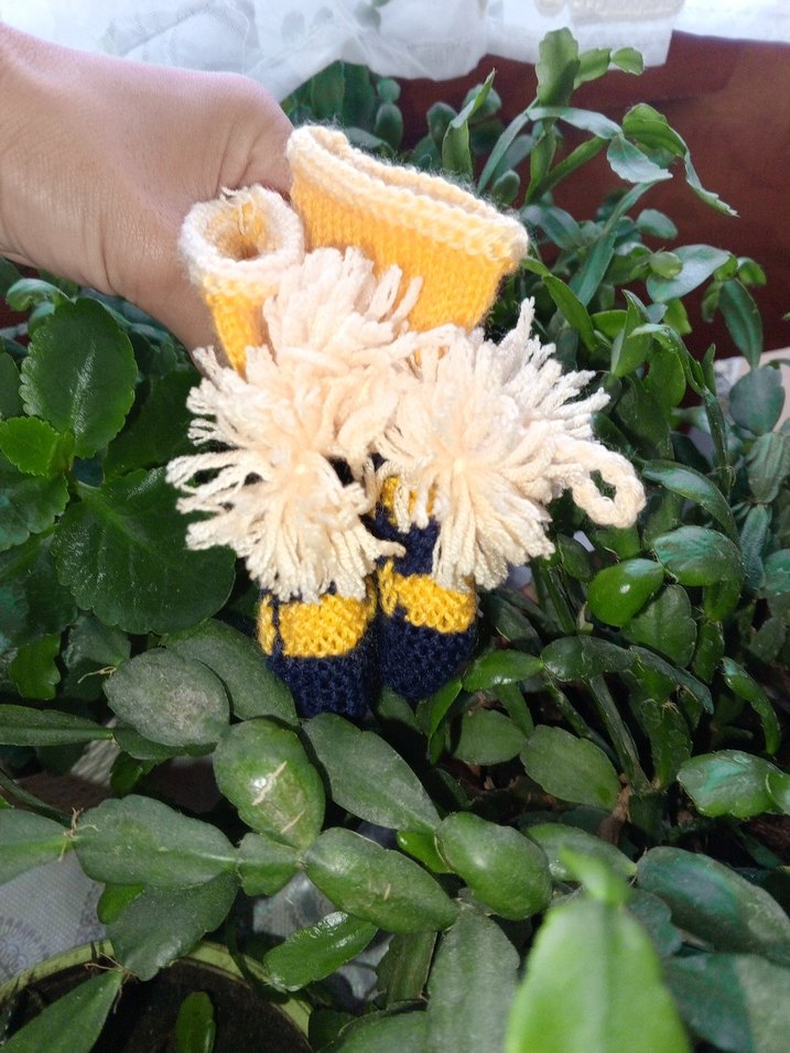 Sarı Nakışlı erkek Çocuk patik - Görsel 2