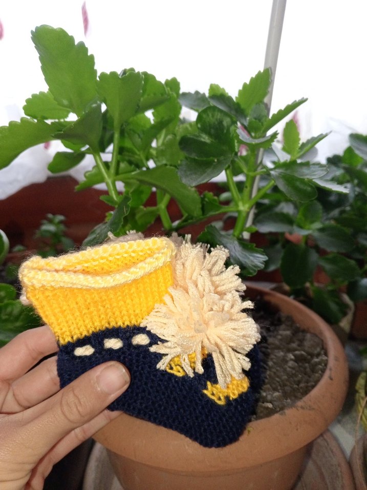 Sarı Nakışlı erkek Çocuk patik - Görsel 5