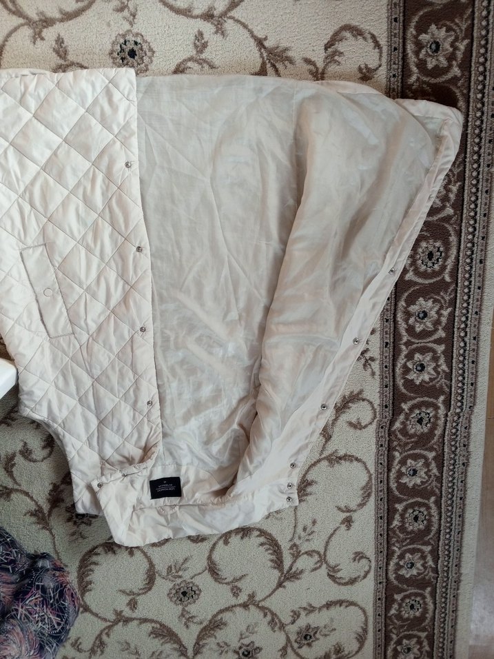 Bej Kolsuz Keten Midi Ceket - Görsel 2