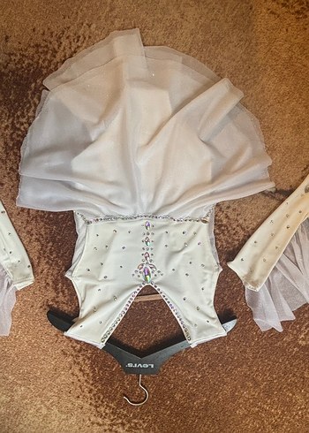 Beyaz Mini gösteri kostümü - Görsel 2