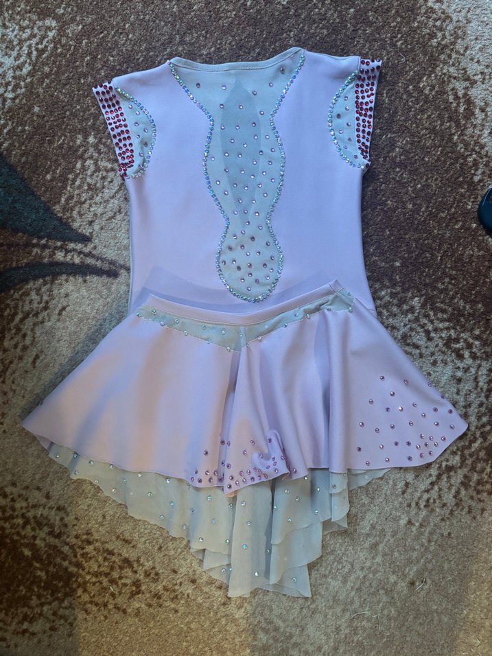 Pembe V Yaka Kolsuz Fırfırlı Kız Elbisesi - Görsel 2