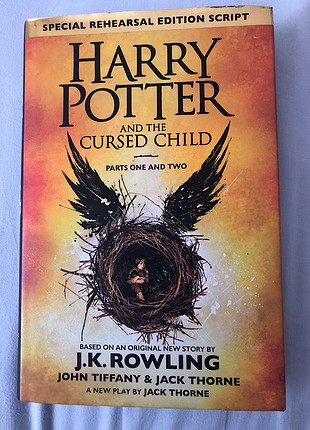 diğer Beden çeşitli Renk Harry Potter and the cursed child orijinal ilk baskı İngilizce k