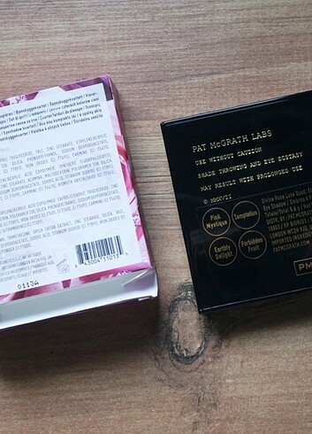 Beden Pat McGrath Divine Rose Luxe Eternal Eden far paleti