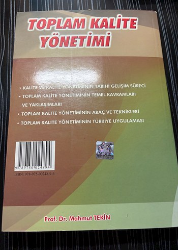Toplam Kalite Yönetimi - Prof. Dr. Mahmut Tekin - Görsel 4